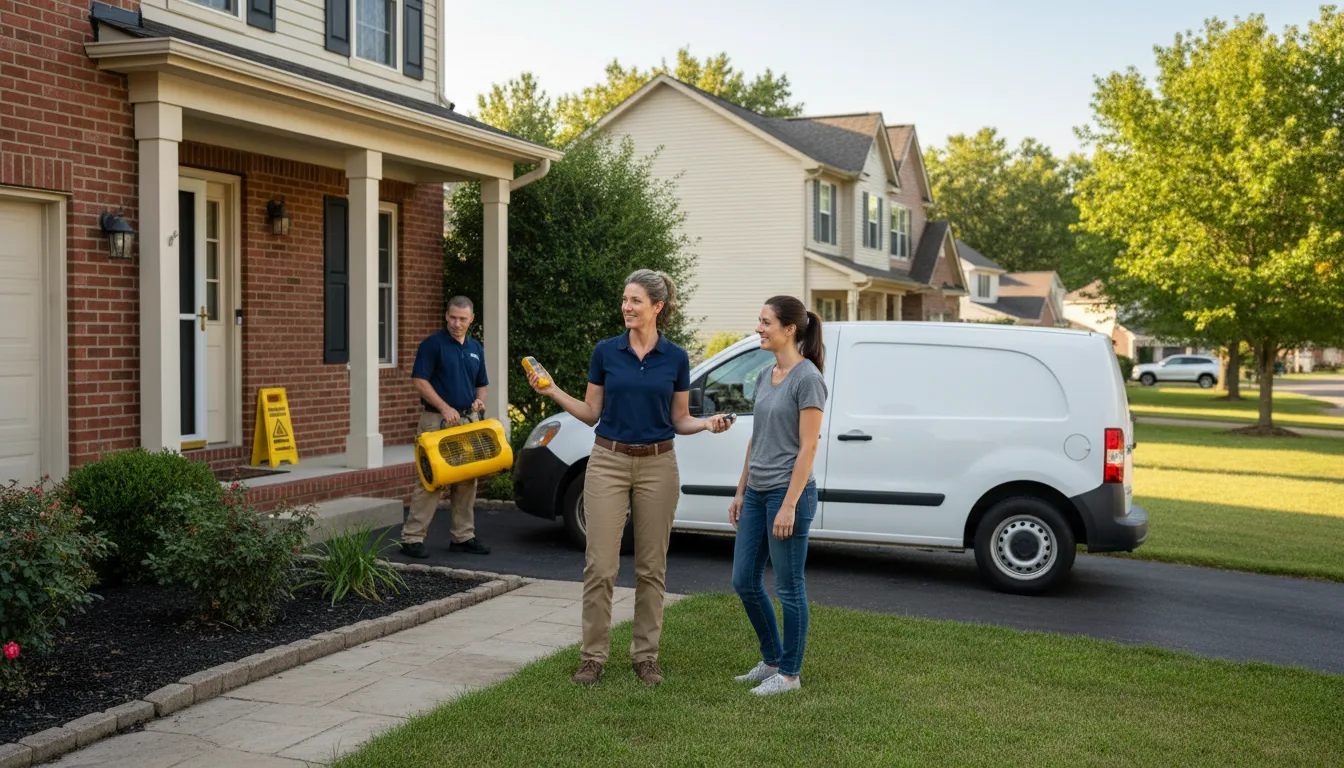 Water restoration image for Flood Water Cleanup, Removal And Restoration Services in Florham Park, NJ